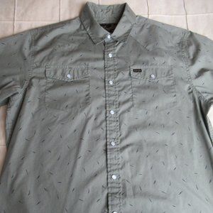 Howler Brothers H Bar B S/S Snapshirt Green M